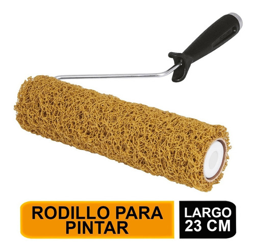 Imagen 1 de 6 de Rodillo Para Pintar, Felpa 9 X 7/16', De Pvc Truper 13895