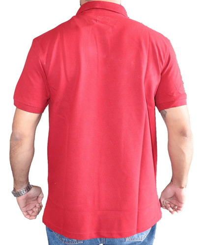 Camiseta Camisa Hm Polo Vermelha