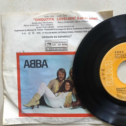 Abba Ep Chiquitita Ver. Español (Usado)