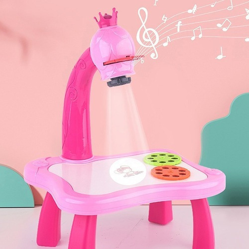 A Proyector Infantil Pintura Aprendiendo A Pintar Mesa