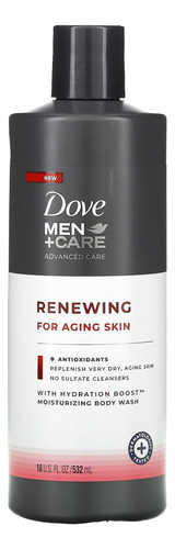 Dove Men+care, Gel De Baño Hidratante, Renovación, 18 Fl .