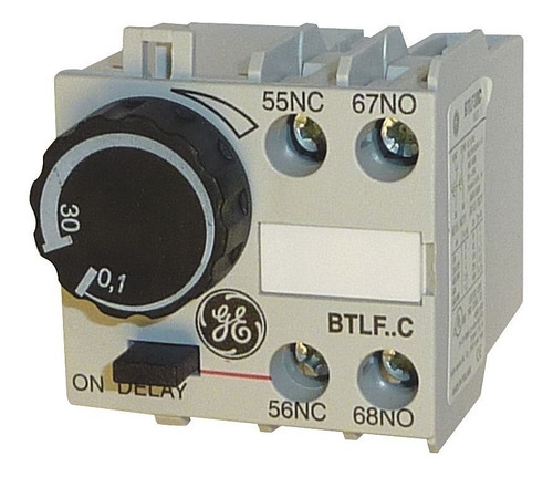 Rele Temporizador Electronico P/contactor Ge 0,1-30s Btlf30c