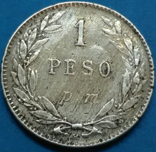 Colombia  1 Peso Papel Moneda 1912h