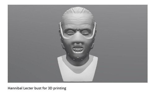  Archivo Stl Impresión 3d - Hannibal Lecter Bust