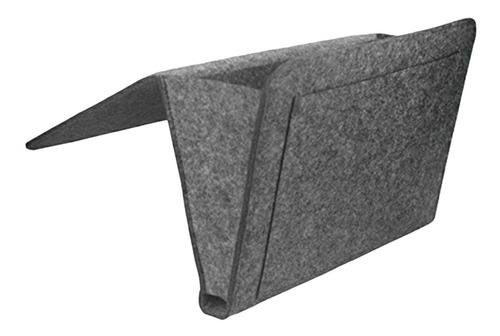 Imagen 1 de 10 de Organizador Cama Negro Bolsa Revistero Sofa Control Celular