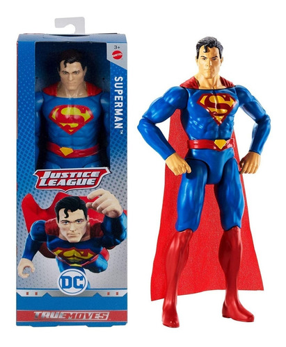 Superman Figura Dc Justice League True Moves 12 PuLG