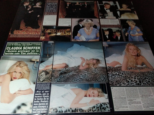 (aj076) Claudia Schiffer * Recortes Revistas Clippings