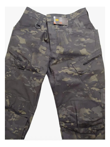 Pantalón Táctico Fuerzas Impermeables Ripstop Camuflado