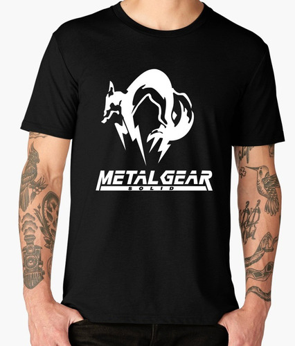 Playeras De Metal Gear Solid Modelos Originales