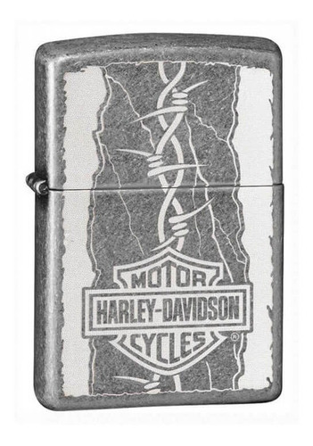 Isqueiro Zippo 29560 Harley Davidson Arame Farpado C/ Fluido