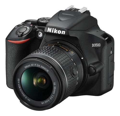 Nikon D 24.2mp Cámara Dslr Con Af-p Dx Nikkor 0.709-2.165 . Color Negro