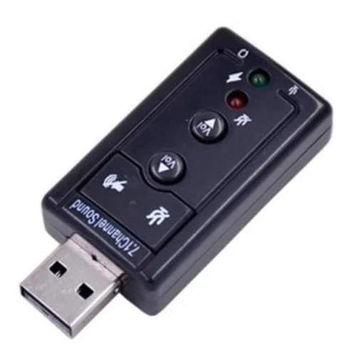 Imagen 3 de 5 de Tarjeta Sonido 7.1 Usb Externa Somos Tienda Física