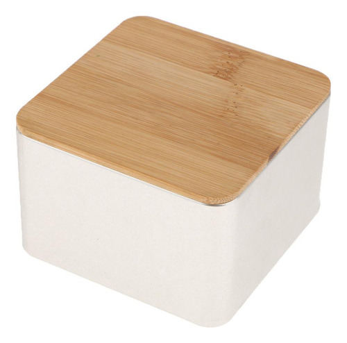 4xtapa De Bambú Caja De Almacenamiento De Té Contenedor