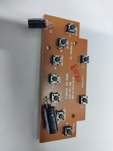 comprar Placa Botões Comando Rádio Mondial Rr-03 Rr-03 Funcionando
