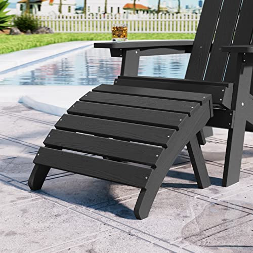 Mximu Plegable Adirondack Ottoman, Taburete Plástico Adirond