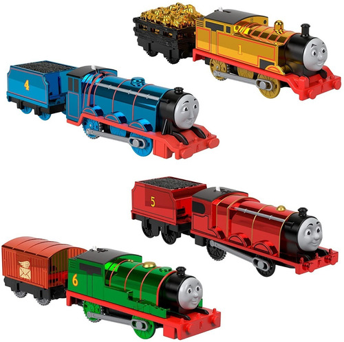 Thomas & Friends Juego De 4 Locomotoras De Tren