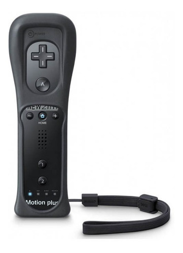 Control Remote Plus Para Wii Y Wii U Color Negro