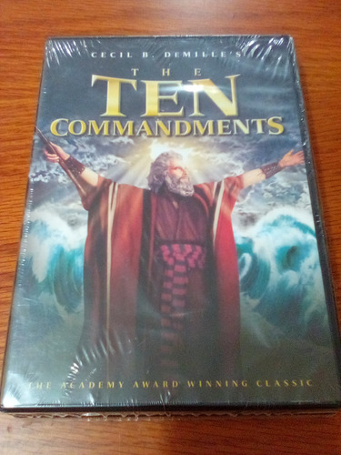 The Ten Commandments Charlton Heston Pelicula Dvd 