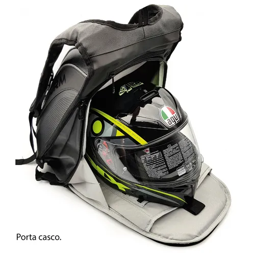 Porta casco mochila hotsell
