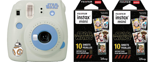 Imagen 1 de 9 de Cámara Fujifilm Instax Mini 9 Star Wars 20 Mini Peliculas