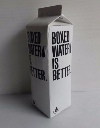 Boxed Water Is Better Rara Botella Tetrapack Agua 946ml Eeuu