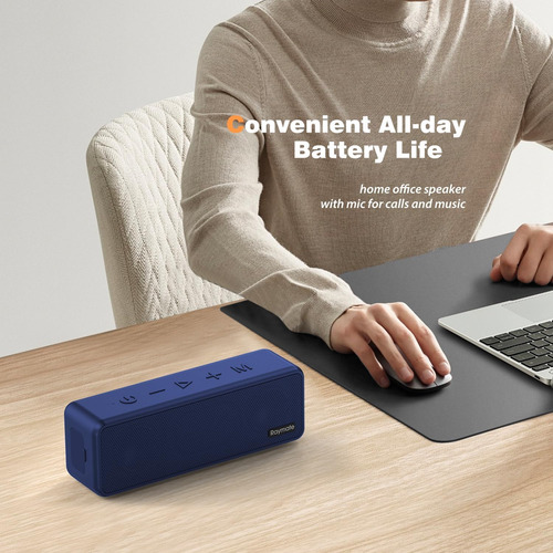 Altavoz Bluetooth Raymate, Sonido Estéreo Hd De 20 W Con Alt