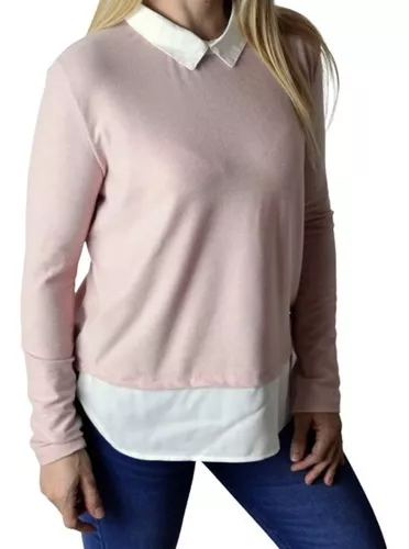Sweater Con Camisa Mujer The Big Shop