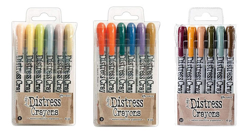 Lapices Tim Holtz, 3 Pack De 18 Colores