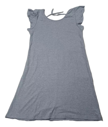 Vestido Mujer Corto Morley Manga Volados Tiras Espalda