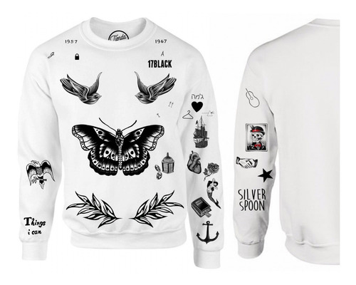 Imagen 1 de 2 de Sudadera Harry Styles Tattoos
