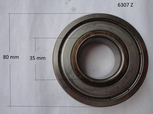 Rodamiento De Caja 6307 Z Usado