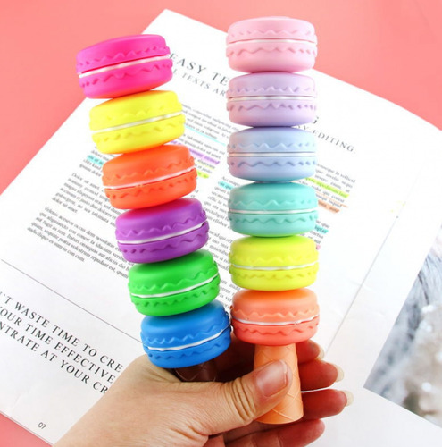 Resaltador C/forma Osito Love Color Dulce Papeleria Set 4