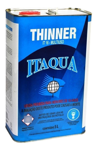 Thinner 16 Multiuso 5 Litros Itaqua