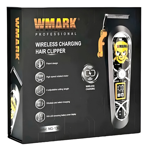 Wmark Cortadora De Pelo Maquina Inalambrica Barberia Ng-130