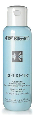 Shampoo Biferdil Bifermix Normalizador Cabellos Mixtos x400 Ml