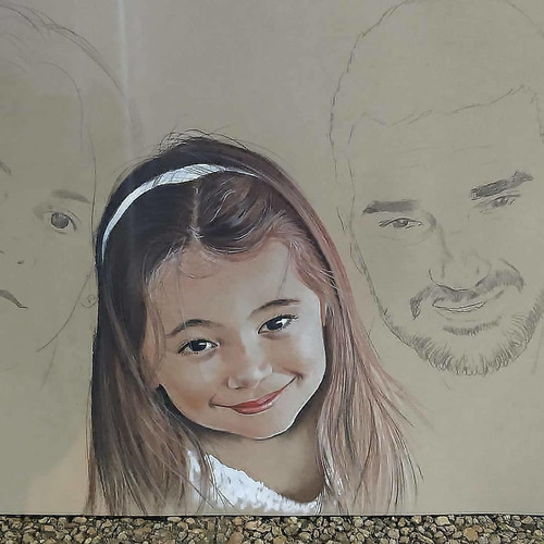 Imagen 2 de 12 de Retratos En Lapiz ..