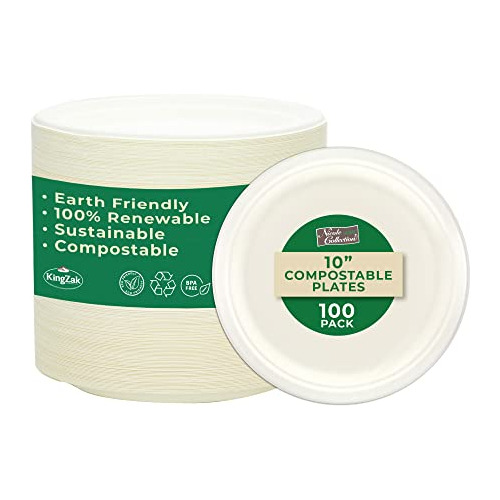 Ecofriendly 100% Compostable Sugarcane/bagasse Heavy Du...