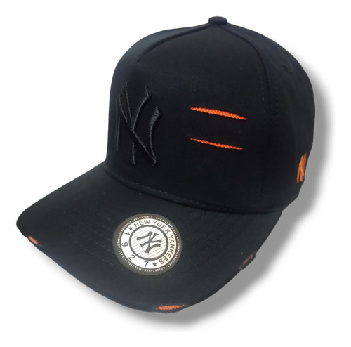 Gorra Strapback Ny Yankee Hebilla Ajustable Casual Curva 