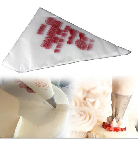 Imagen 1 de 3 de Mangas Pasteleras Descartables Grandes - Pack De 20
