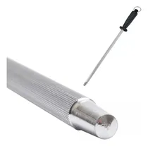 Comprar Chaira Afilador Cuchillos De Acero Para Afilar Cuchillo Carnicero Astil Parrillero Parrilla Cocina Hoja Afiladora Afilado De Cuchillos