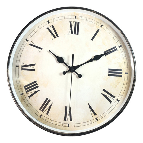 Retro Reloj De Pared Números Para Sala De Fácil De Leer.