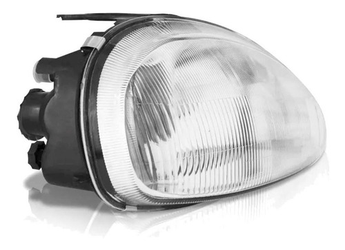 Imagem 3 de 4 de Farol Corsa 1994 1995 1996 1997 1998 1999 Wind Vidro Raiado