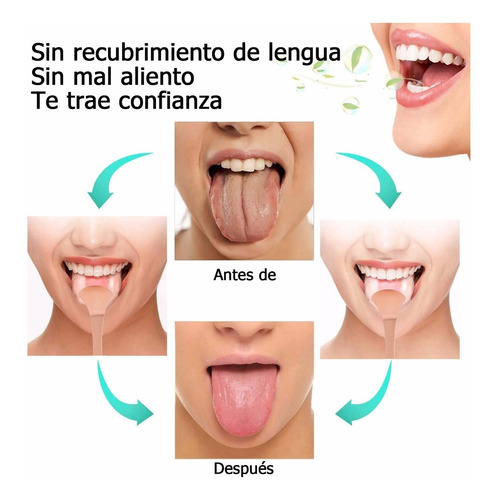 Limpiador De Lengua De Acero Inox. Para Eliminar Bacterias