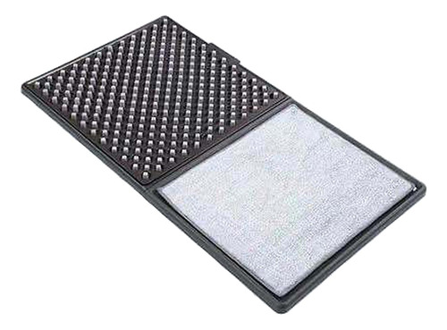 Alfombrilla Desinfectante Zapatos De Baño De Pies Gris