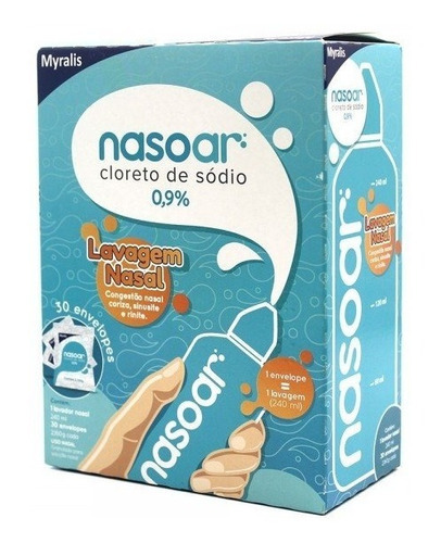 Nasoar 30 Envelopes 2,160g Cada Água