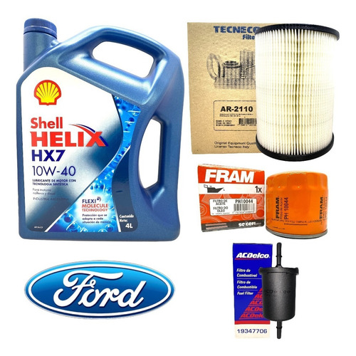 Kit Service 3 Filtros Ford Focus 2 3 + Aceite Shell Helix