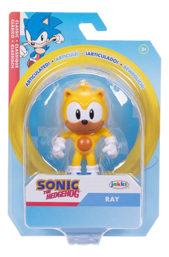 Super Sonic Clasico Figura 6cm 7 Puntos De Articulacion