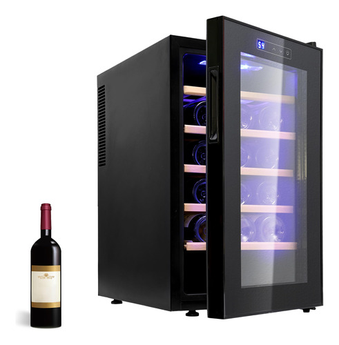 Geveelife Refrigerador De Vino, Refrigerador De Vino De 18 B