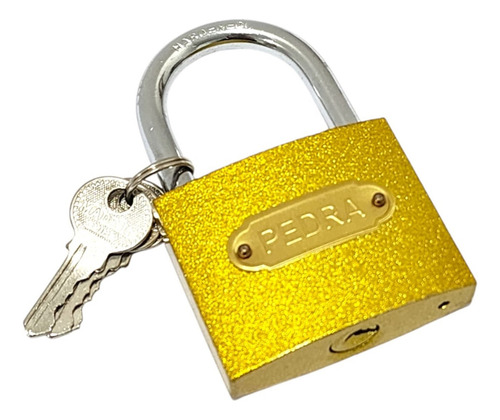 Candado De Seguridad 63mm Dbg1518 Color Dorado