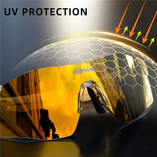 Lentes Fotocromáticos Kapvoe X133 Transparente Celeste